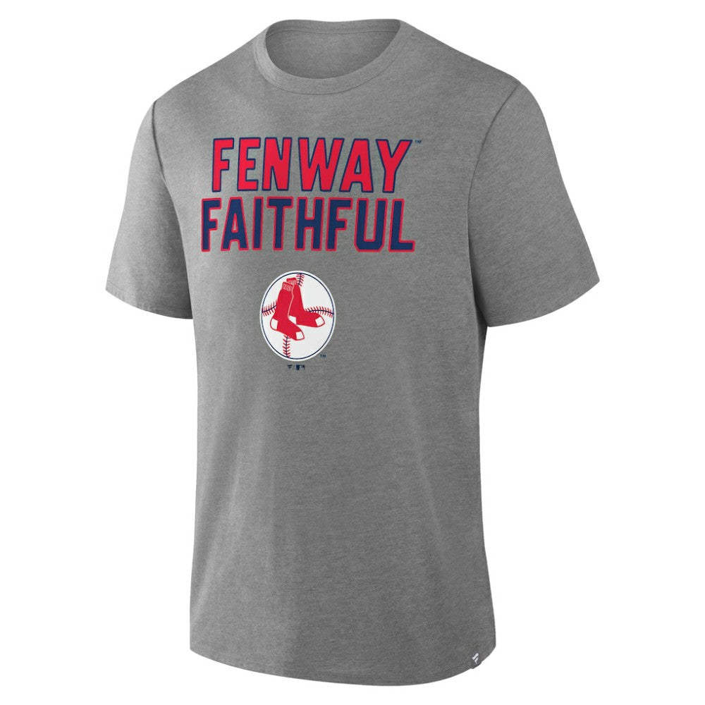 Boston Red Sox Fanatics Tribute IYKYK Tri-Blend T-Shirt - Heather Gray T-shirts