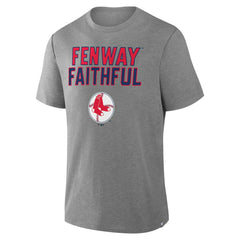 Boston Red Sox Fanatics Tribute IYKYK Tri-Blend T-Shirt - Heather Gray T-shirts