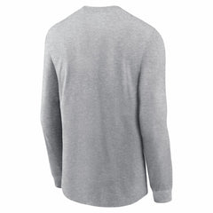 Seattle Seahawks 2025 NFC Champions Locker Room Trophy Collection Long Sleeve T-Shirt Heather Gray