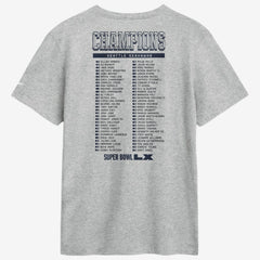 Seattle Seahawks Super Bowl LX Champions Ice Classic Roster T-Shirt Heather Gray