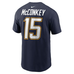 Ladd McConkey Los Angeles Chargers Alternate Super Chargers Name & Number T-Shirt Navy