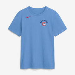 Chicago Cubs Nike Electric Bear T-Shirt - Light Blue T-shirts