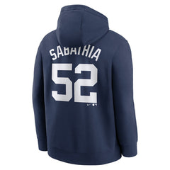 CC Sabathia New York Yankees Nike Retired Player Name & Number Club Pullover Hoodie - Navy Hoodies