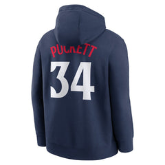 Kirby Puckett Minnesota Twins Nike Player Name & Number Club Pullover Hoodie - Navy Hoodies