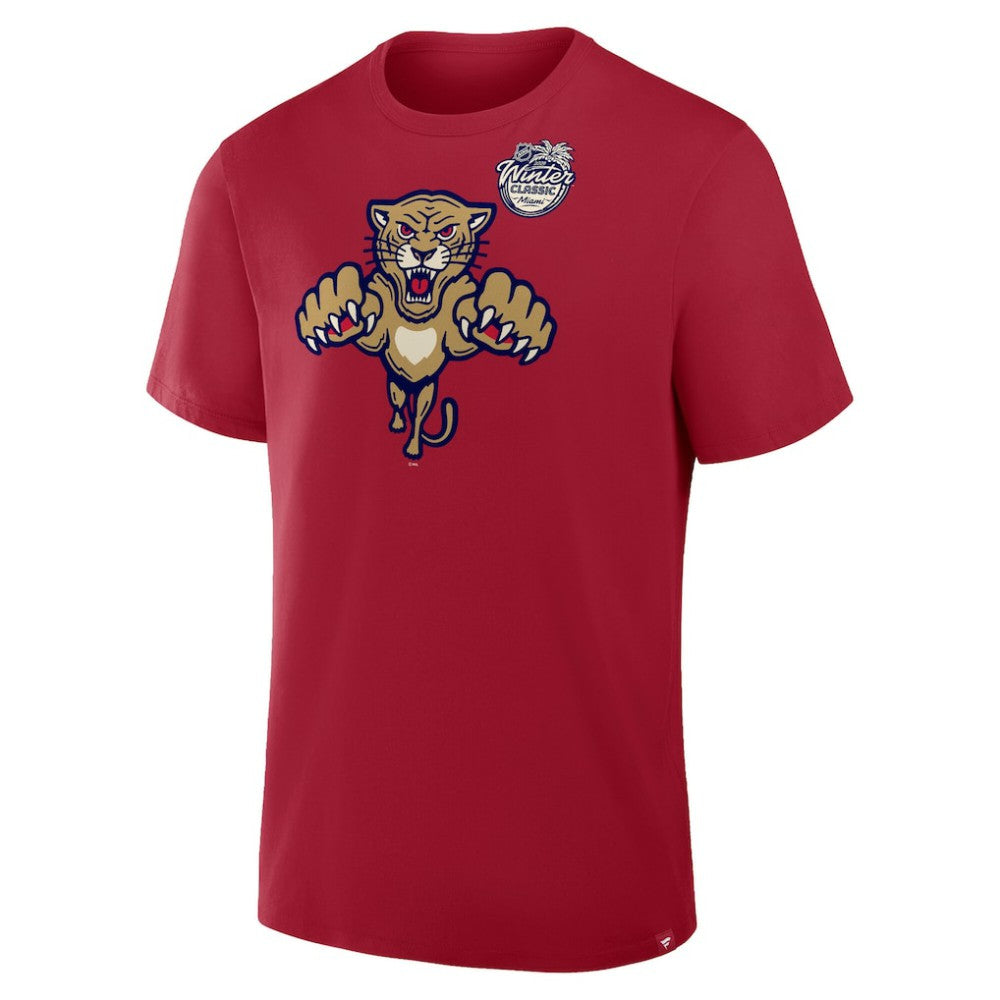 NHL Florida Panthers Fanatics 2026 NHL Winter Classic T-Shirt - Red