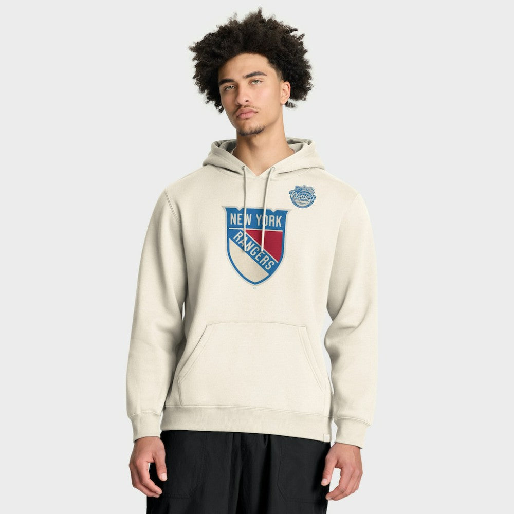 NHL New York Rangers Fanatics 2026 NHL Winter Classic Pullover Hoodie - Cream