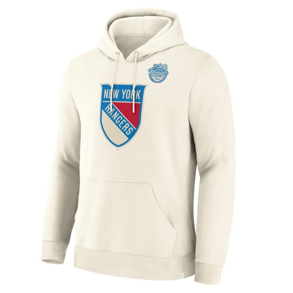 NHL New York Rangers Fanatics 2026 NHL Winter Classic Pullover Hoodie - Cream