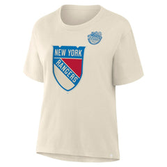 NHL New York Rangers Fanatics Women's 2026 NHL Winter Classic T-Shirt - Cream