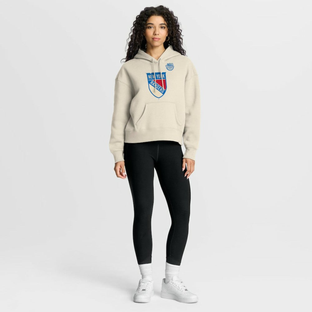 NHL New York Rangers Fanatics Women's 2026 NHL Winter Classic Hoodie - Cream