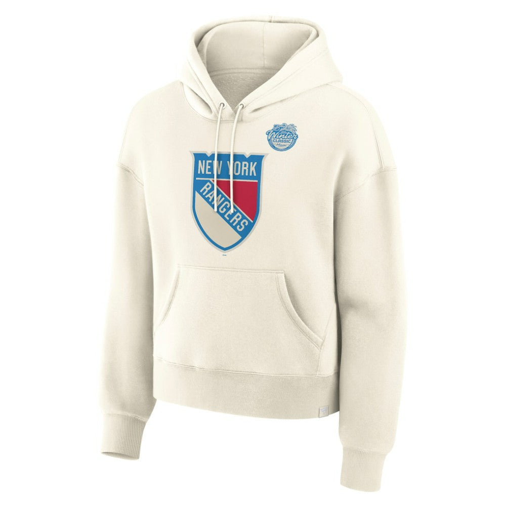 NHL New York Rangers Fanatics Women's 2026 NHL Winter Classic Hoodie - Cream