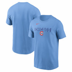 Chicago Cubs Nike Alternate T-Shirt - Light Blue T-shirts