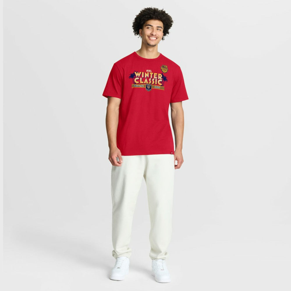 NHL Florida Panthers Fanatics 2026 NHL Winter Classic T-Shirt - Red