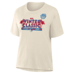 NHL New York Rangers Fanatics Women's 2026 NHL Winter Classic T-Shirt - Cream
