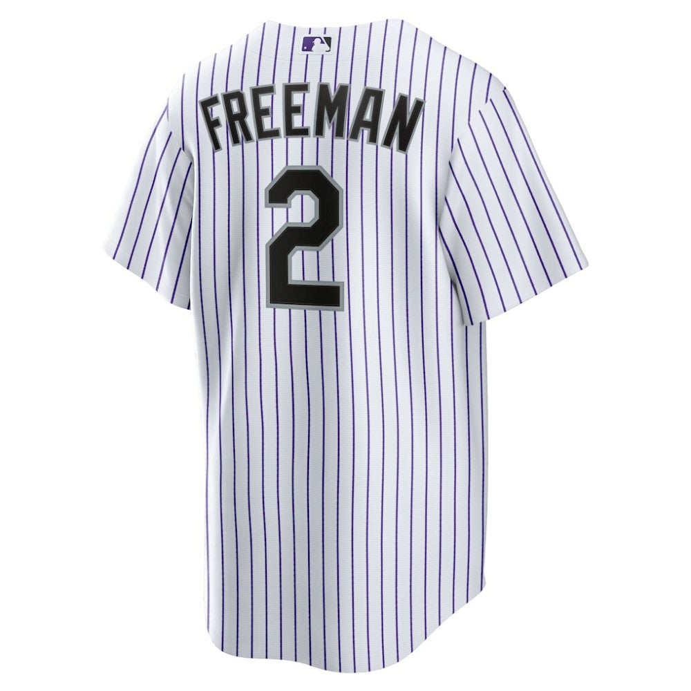 Tyler Freeman Colorado Rockies Nike Home Replica Jersey - White Jerseys