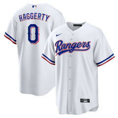 Sam Haggerty Texas Rangers Nike Home Replica Jersey - White Jerseys