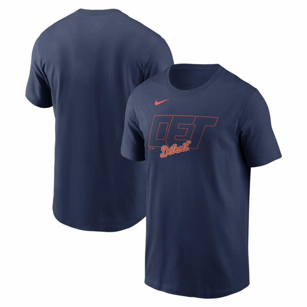 Detroit Tigers Nike Alternate Logo 2-Hit T-Shirt - Navy T-shirts