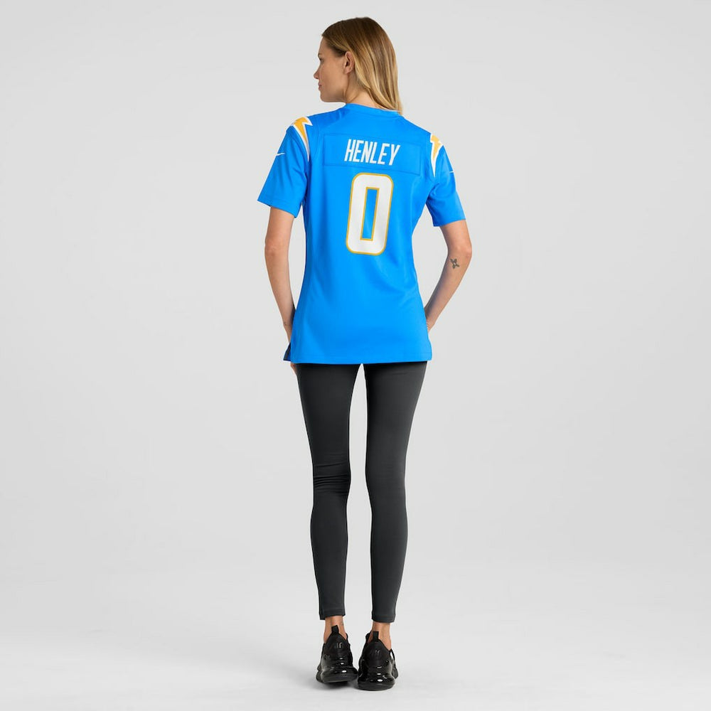 Daiyan Henley Los Angeles Chargers Women's Team Game Jersey Powder Blue