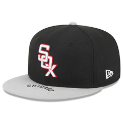 Chicago White Sox New Era On Deck 59FIFTY Fitted Hat - Black/Gray Hats