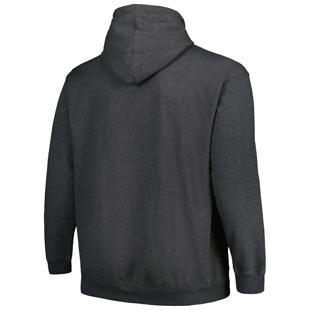 Arizona Cardinals Big & Tall Pullover Hoodie Heather Charcoal