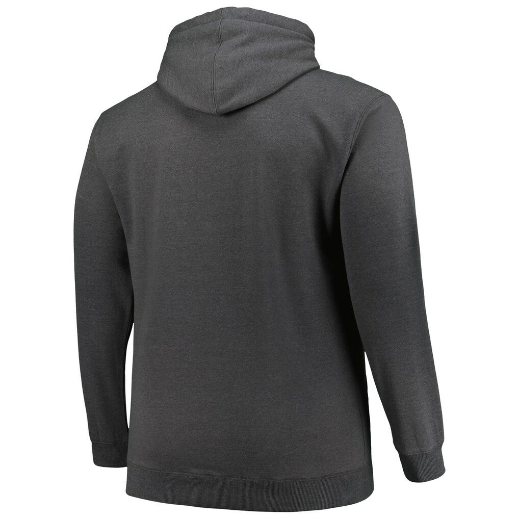 Jacksonville Jaguars Big & Tall Pullover Hoodie Heather Charcoal