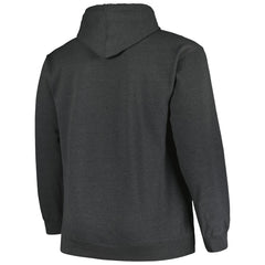 Tennessee Titans Big & Tall Pullover Hoodie Heather Charcoal