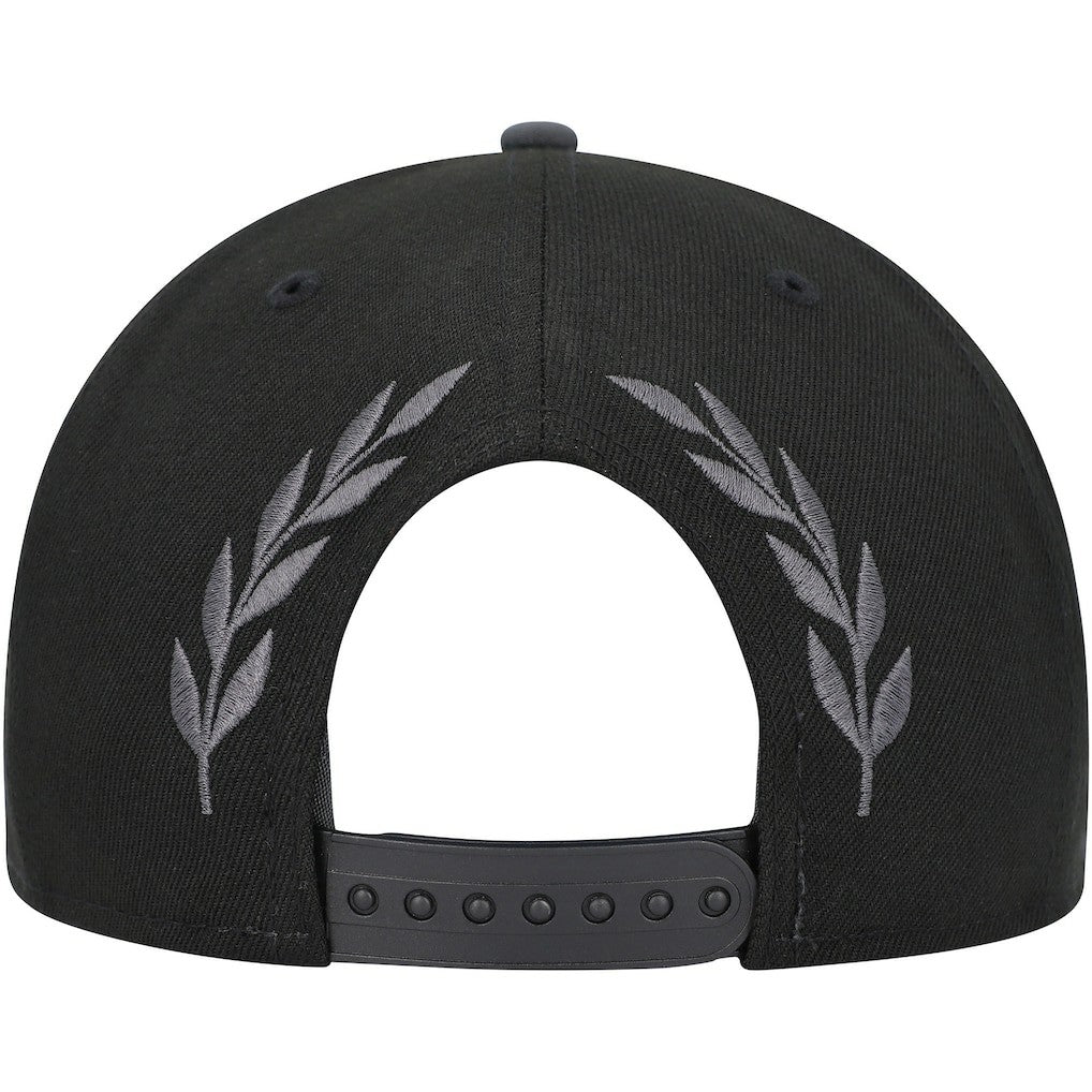 Brooklyn Nets Back Laurels 9FIFTY Snapback Hat Black