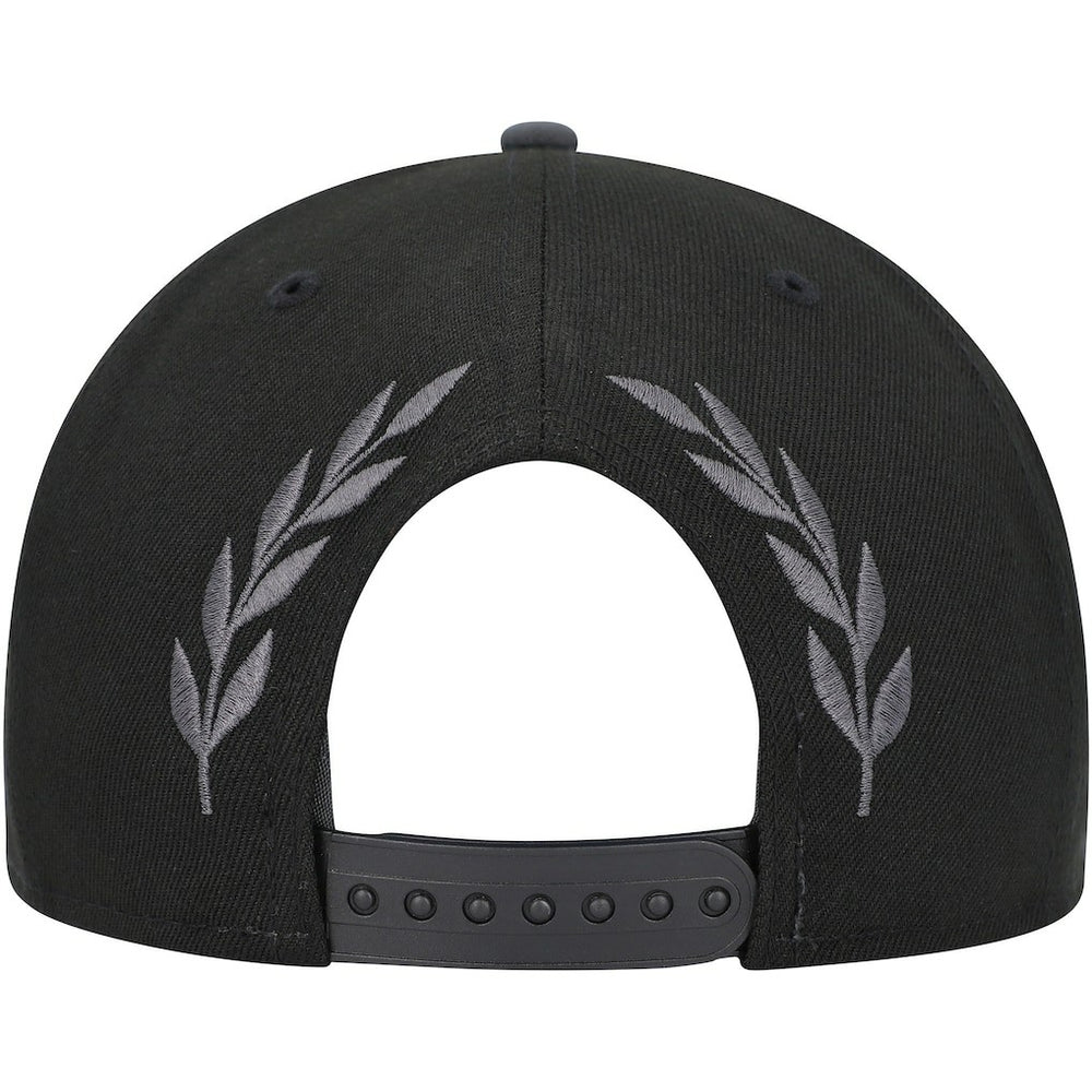 Brooklyn Nets Back Laurels 9FIFTY Snapback Hat Black