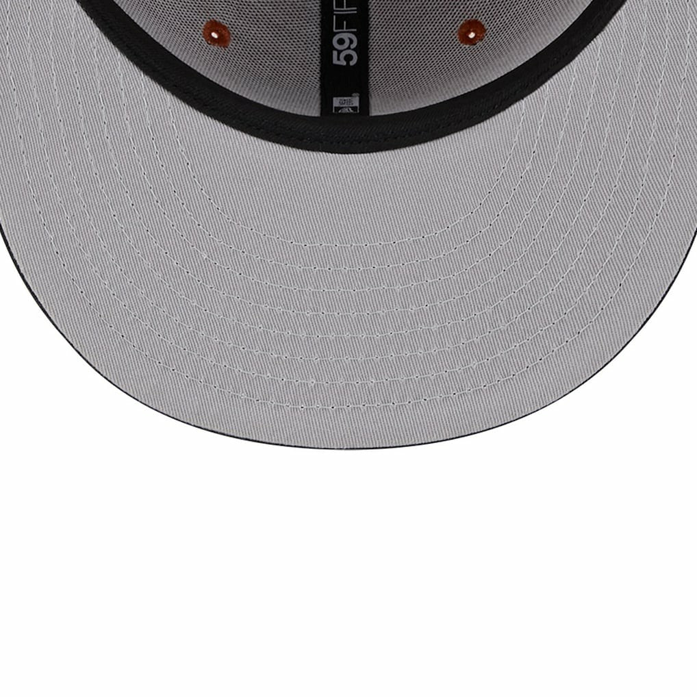 Brooklyn Nets Two-Tone 59FIFTY Fitted Hat Rust/Black