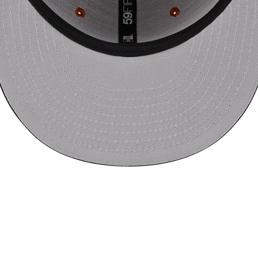 Brooklyn Nets Two-Tone 59FIFTY Fitted Hat Rust/Black