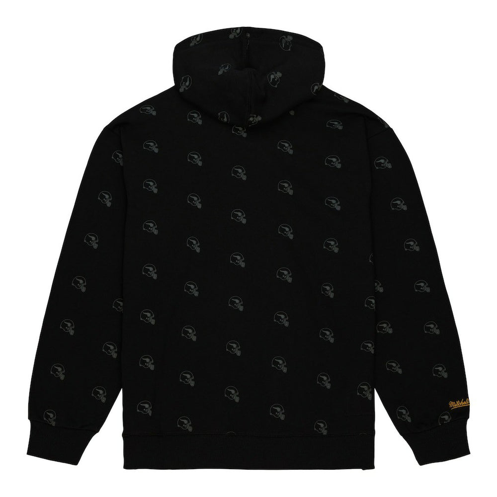 Minnesota Vikings Allover Print Fleece Pullover Hoodie Black