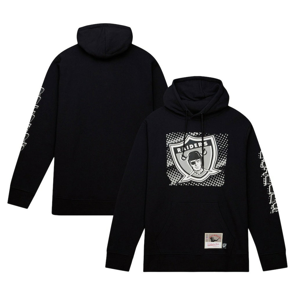 Las Vegas Raiders Gridiron Classics Big Face 7.0 Pullover Hoodie Black