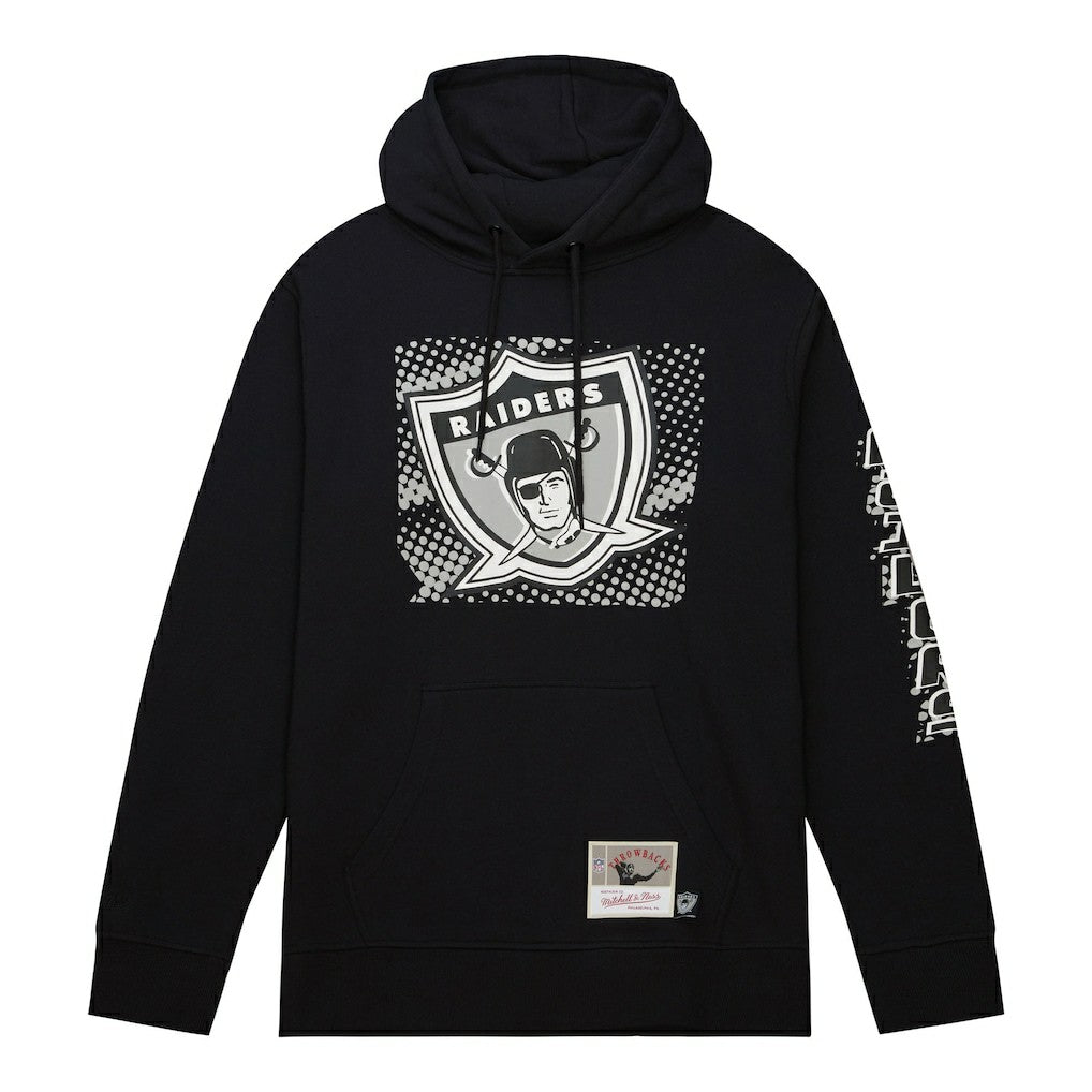 Las Vegas Raiders Gridiron Classics Big Face 7.0 Pullover Hoodie Black