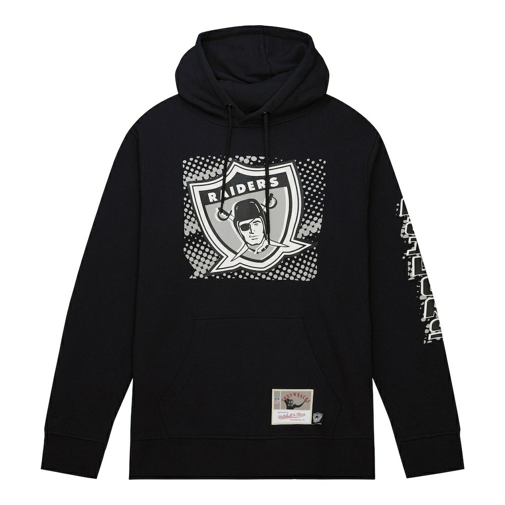 Las Vegas Raiders Gridiron Classics Big Face 7.0 Pullover Hoodie Black