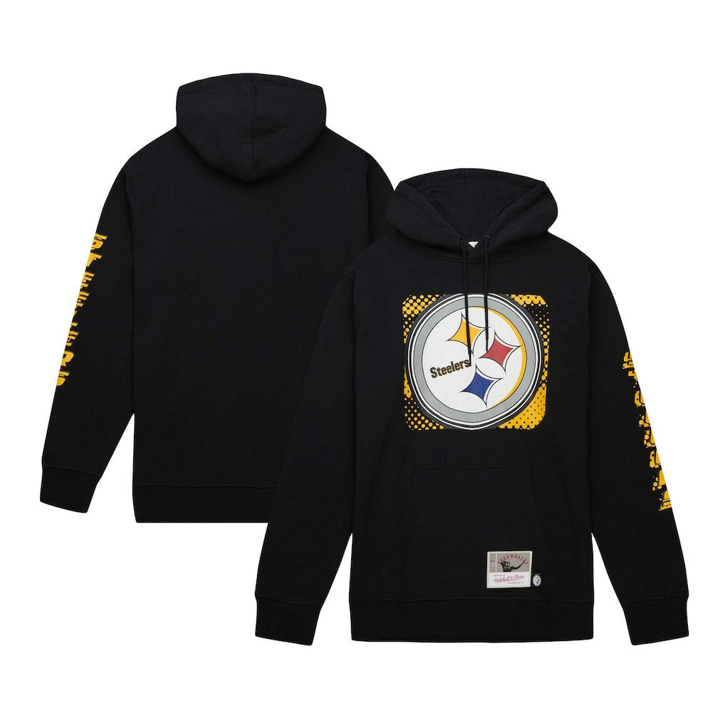 Pittsburgh Steelers Gridiron Classics Big Face 7.0 Pullover Hoodie Black