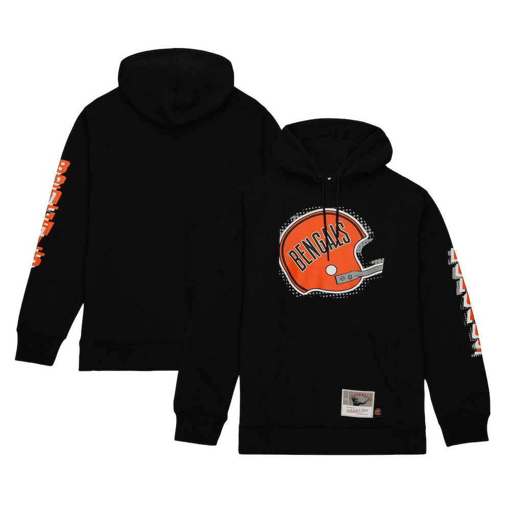 Cincinnati Bengals Gridiron Classics Big Face 7.0 Pullover Hoodie Black