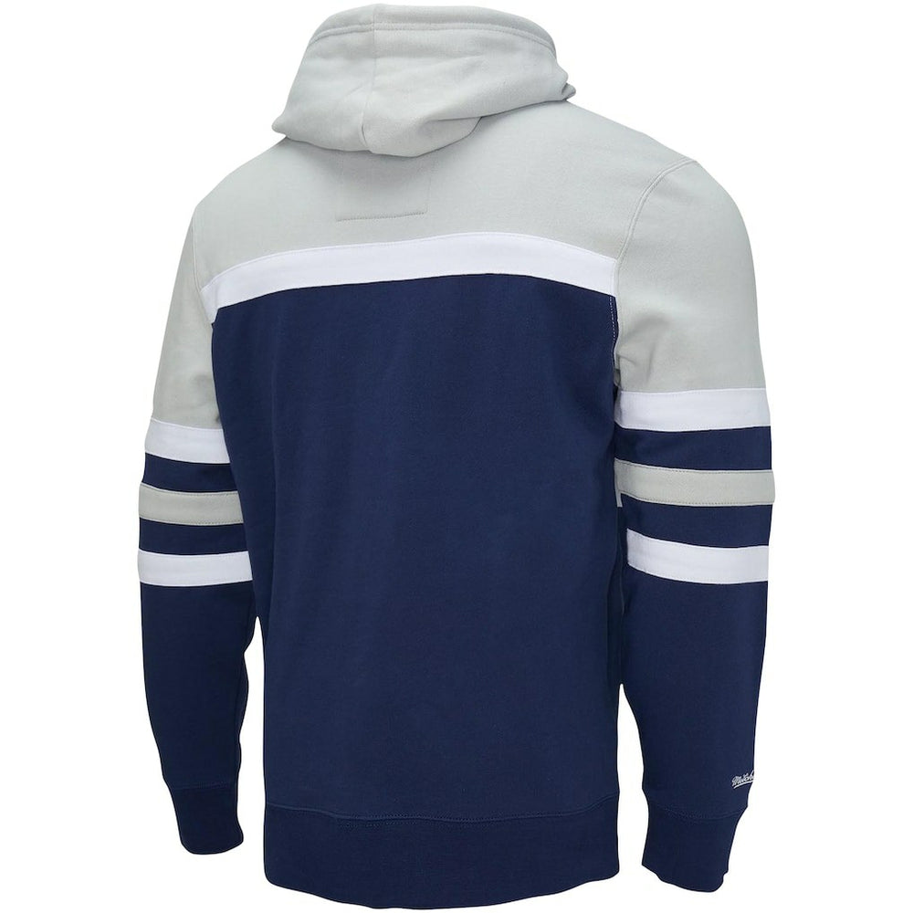 Dallas Cowboys Head Coach Pullover Hoodie Navy/Heather Gray