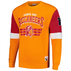 Tampa Bay Buccaneers Gridiron Classics Allover 3.0 Pullover Sweatshirt Orange