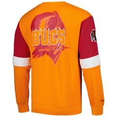 Tampa Bay Buccaneers Gridiron Classics Allover 3.0 Pullover Sweatshirt Orange