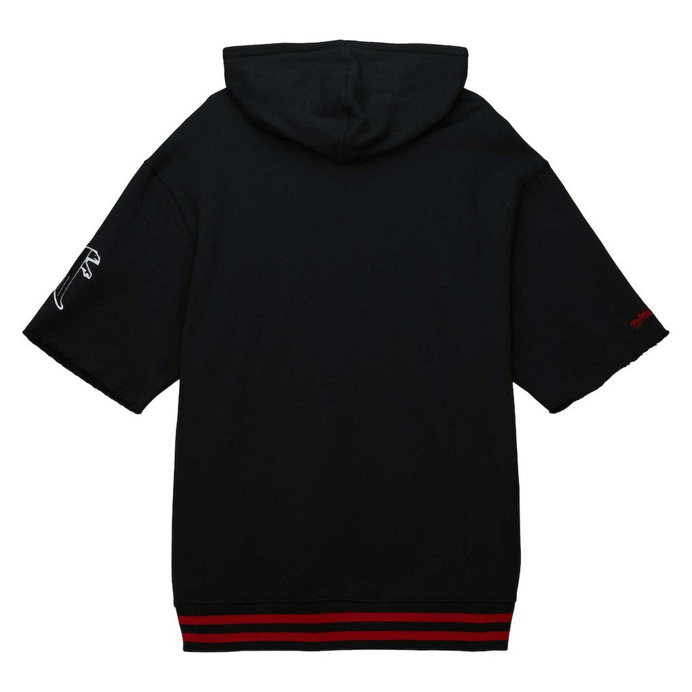Atlanta Falcons Pre-Game Short Sleeve Pullover Hoodie Black