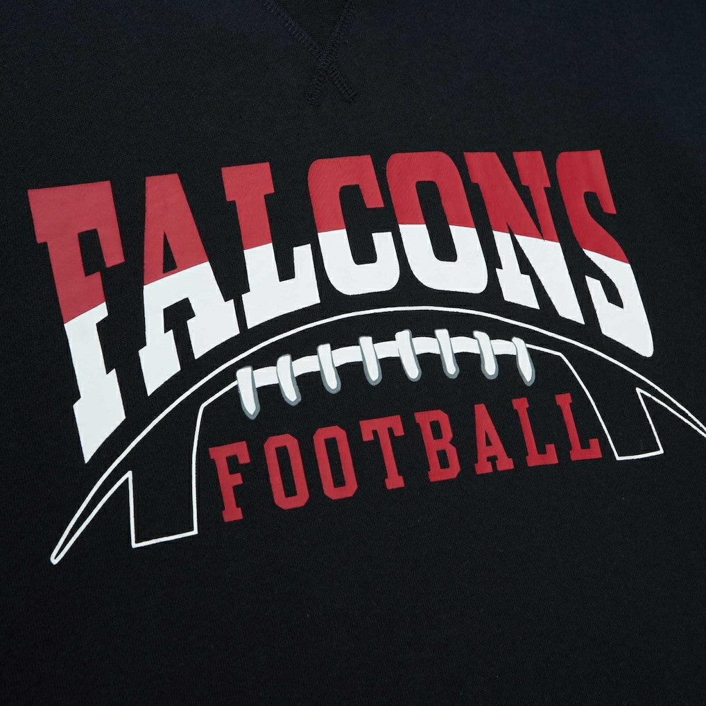Atlanta Falcons Pre-Game Short Sleeve Pullover Hoodie Black