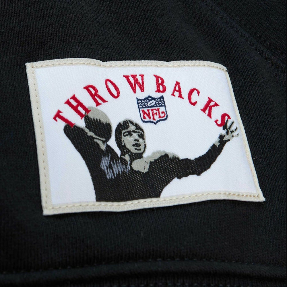 Atlanta Falcons Pre-Game Short Sleeve Pullover Hoodie Black
