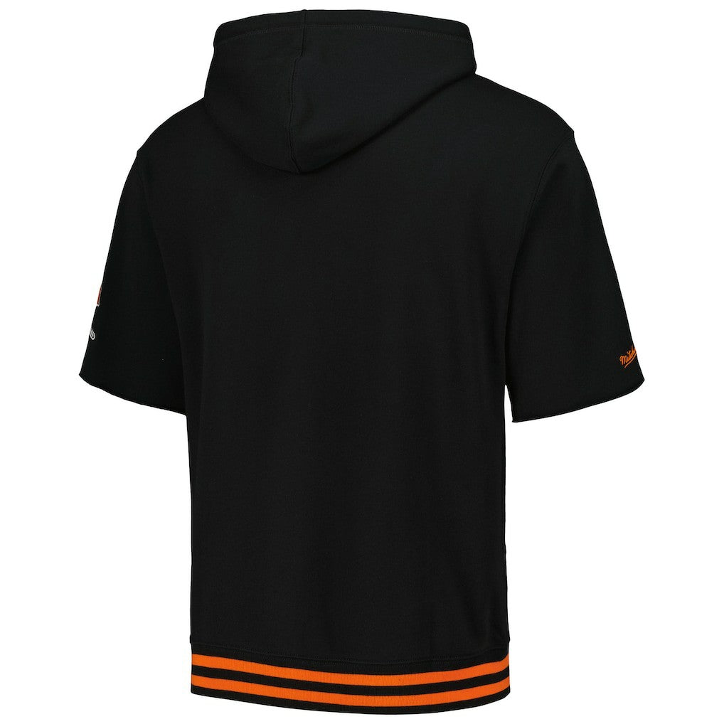 Cincinnati Bengals Pre-Game Short Sleeve Pullover Hoodie Black