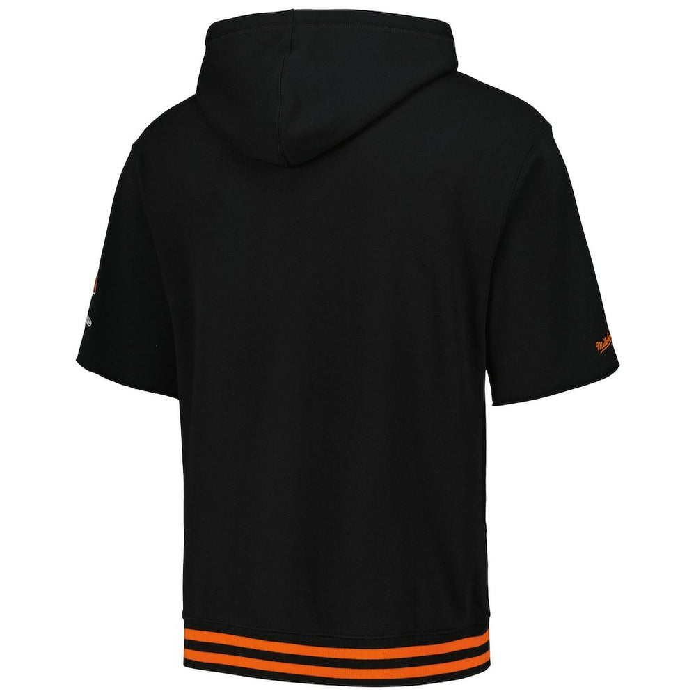Cincinnati Bengals Pre-Game Short Sleeve Pullover Hoodie Black