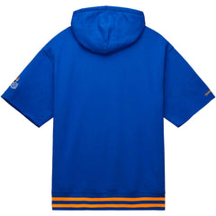 Los Angeles Rams Pre-Game Short Sleeve Pullover Hoodie Royal