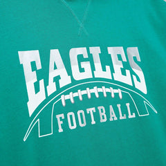 Philadelphia Eagles Pre-Game Short Sleeve Pullover Hoodie Kelly Green