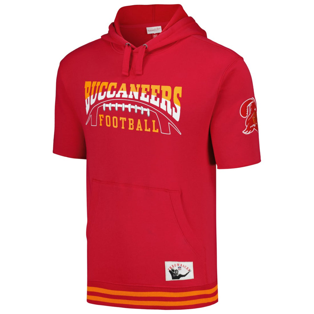 Tampa Bay Buccaneers Pre-Game Short Sleeve Pullover Hoodie Red