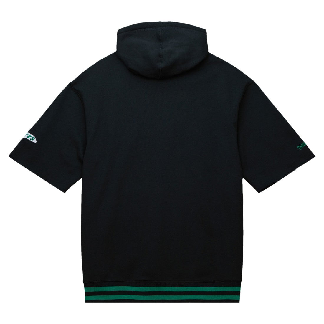 New York Jets Pre-Game Short Sleeve Pullover Hoodie Black
