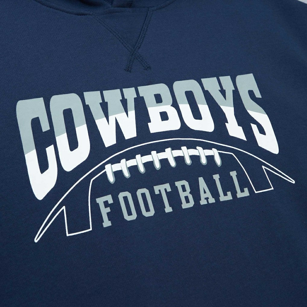 Dallas Cowboys Pre-Game Short Sleeve Pullover Hoodie Navy