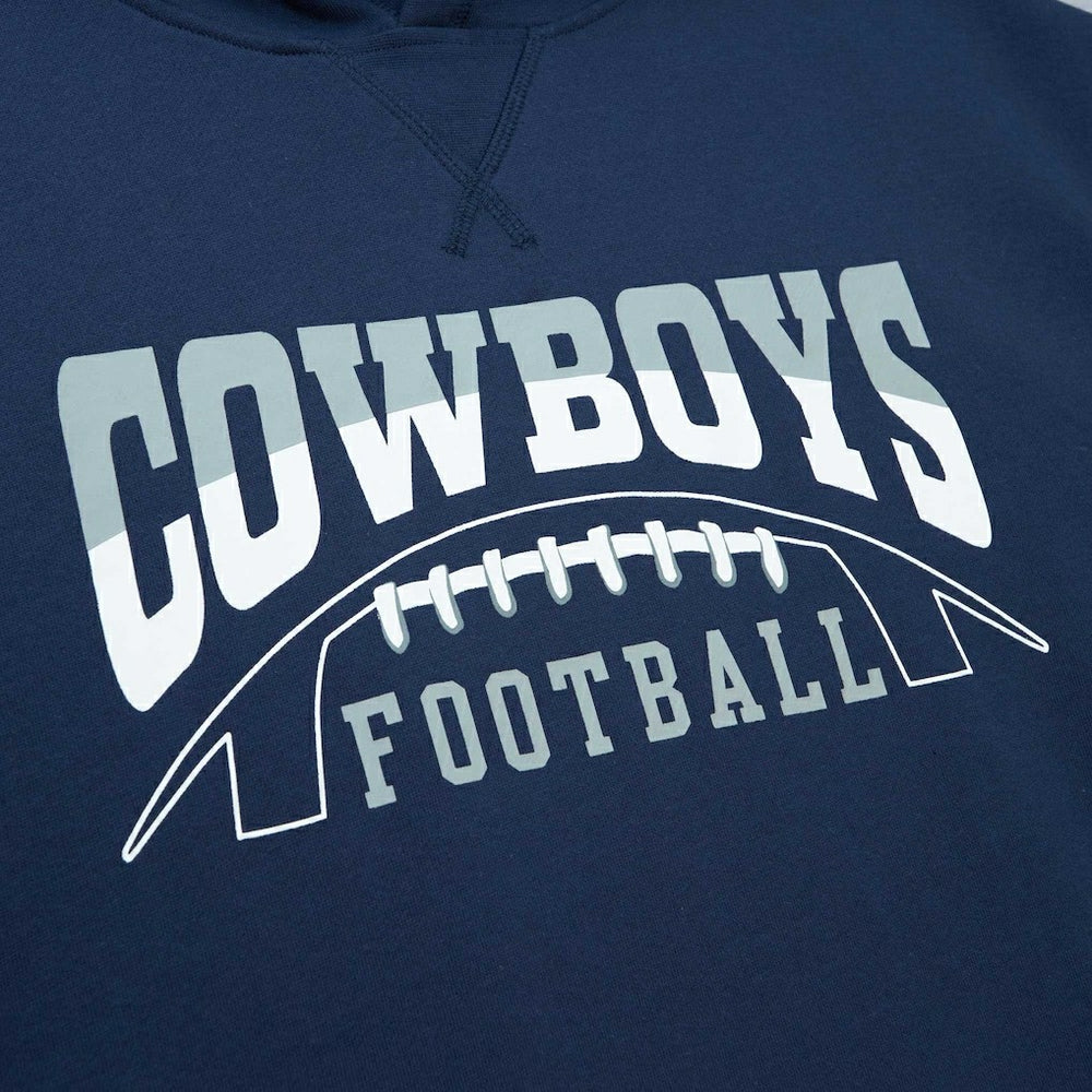 Dallas Cowboys Pre-Game Short Sleeve Pullover Hoodie Navy
