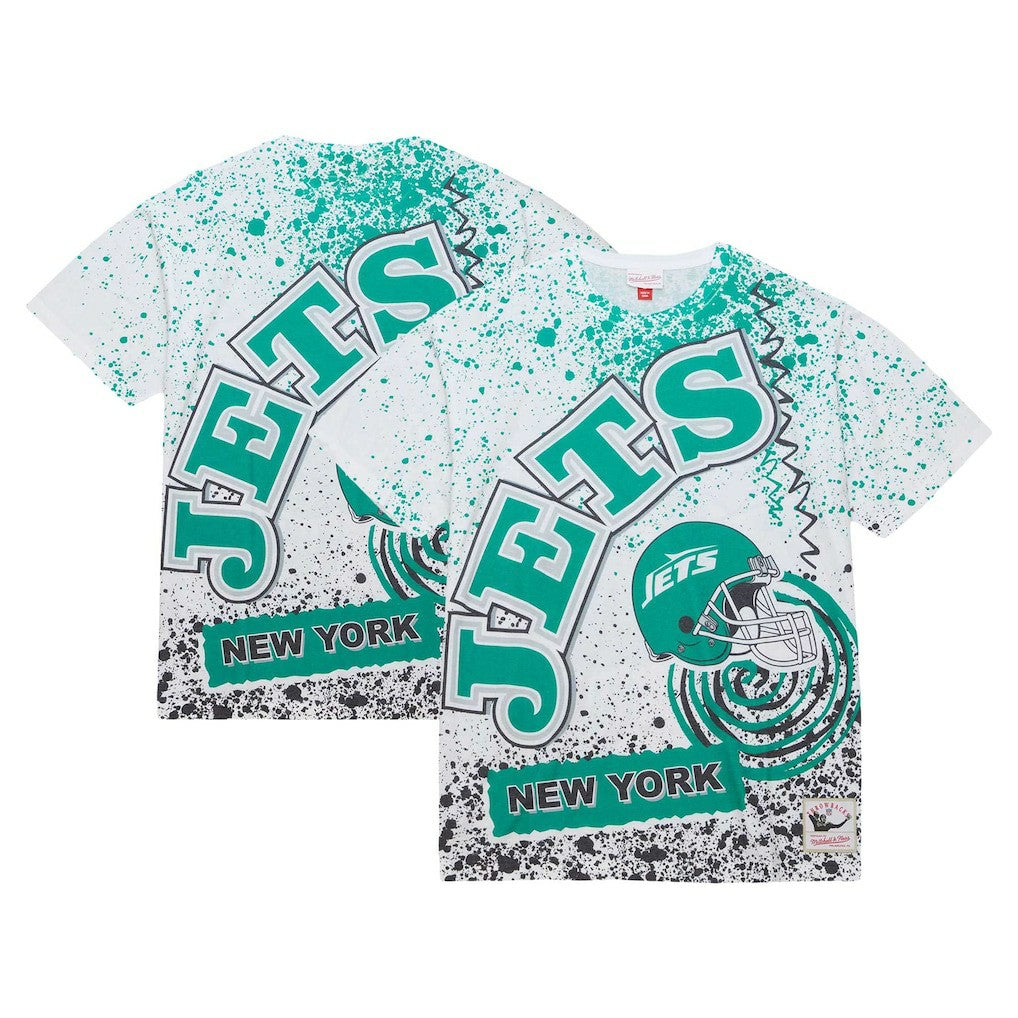 New York Jets Team Burst Sublimated T-Shirt White